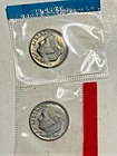 1971 P and D Roosevelt Dimes from Mint Set Uncirculated in Original Cello