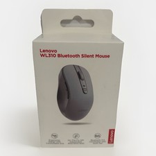 Lenovo WL310 Bluetooth Silent Mouse Ergonomic Adjustable DPI Wireless New