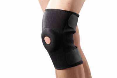 LOREY - Neopren Kniebandage mit Gel Pelotte und Patellaaussparung, Kniestütze