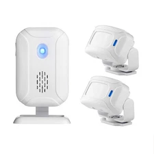 Wireless PIR Motion Sensor Detector Security Alarm Chime,Shop Store Office Ho...