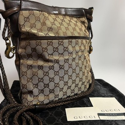 GUCCI GG canvas shoulder bag crossbody