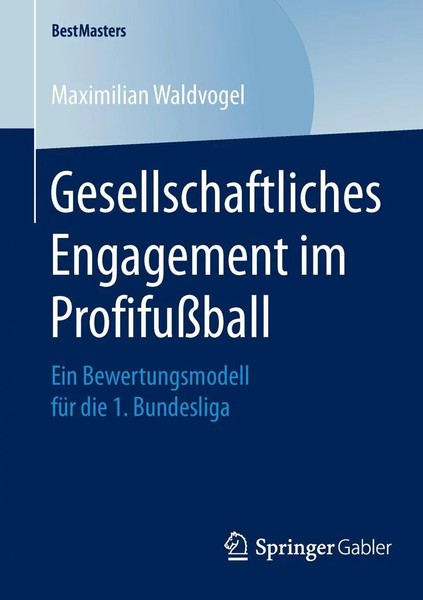 Maximilian Waldvogel | Gesellschaftliches Engagement Im ProfifußBall | Buch-image