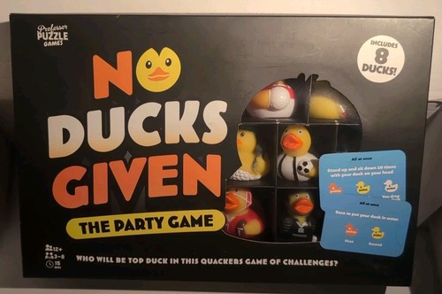 No Ducks Given The Party Spiel Professor Puzzle NEU VERSIEGELT SELTEN vollständig CIB - Bild 1 von 19