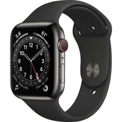 ORIGINAL Apple Watch Series 6 (GPS+Cellular) 44mm - Titan & Ceramic Space Black