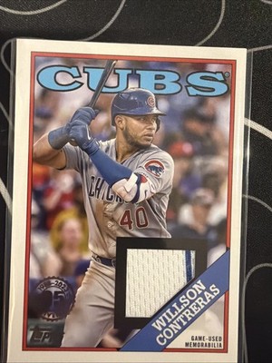 2023 Topps Series 1 Wilson Contreras 1988 35th Anniversary Jersey Relic