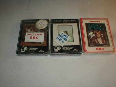 David Cassidy 8 Track Tape SEALED LOT 70's Pop Rock Boy Band Teen Idol