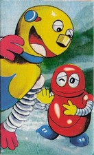 Robot Anime Character Kitsune Muki 6150 3068 Menko Card Japanese Vintage