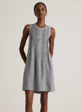 NWT Quince 100 European Linen Sleeveless Swing Dress