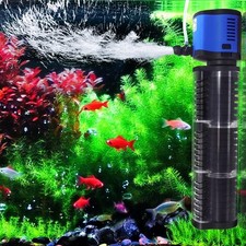 COOSPIDER Aquarium Filter Pond for 35-75 1000F(35-75Gallon), Black