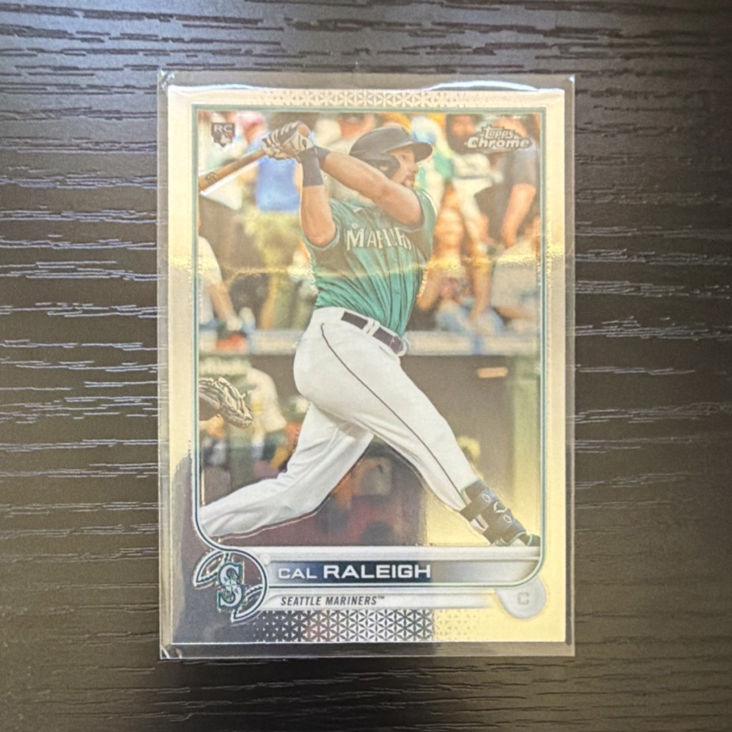 Topps 2022 Chrome Cal Raleigh #149 Rookie Seattle Mariners MLB The Big Dumper