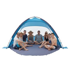 VEVOR Beach Tent Sun Shelter Sun Shade Canopy 8 Person UPF 50 Outdoor Camping