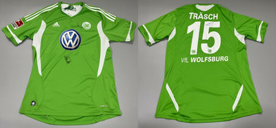 Vfl Wolfsburg Trikot 2011-2012 Adidas Fußball Home Shirt Jersey #15 Träsch Gr. L