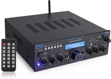 PDA6BU.6 200W 2-Channel Wireless Bluetooth Audio Amplifier USB SD AUX MIC w/Echo