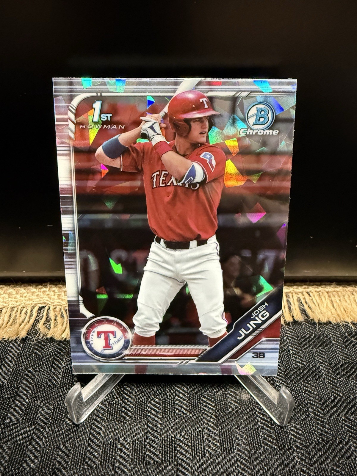 2019 Topps Chrome Sapphire Edition Josh Jung 1st Bowman