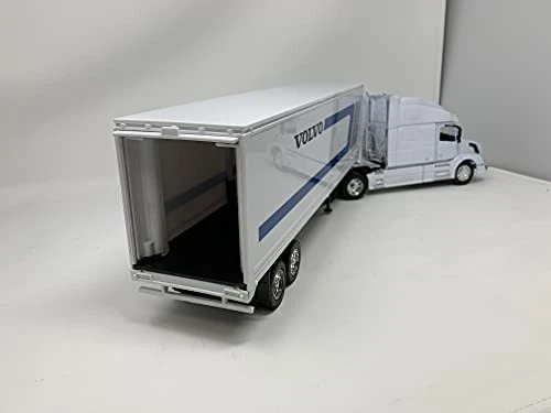 NewRay 1:32 Volvo VN-780 Tractor & Trailer Pre-Built Model Semi Truck, White - Image 4 of 4