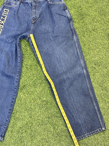 Vintage Outkast Jeans Mens 40 Baggy Denim Hip Hop Rap ATL Y2K - Picture 11 of 14