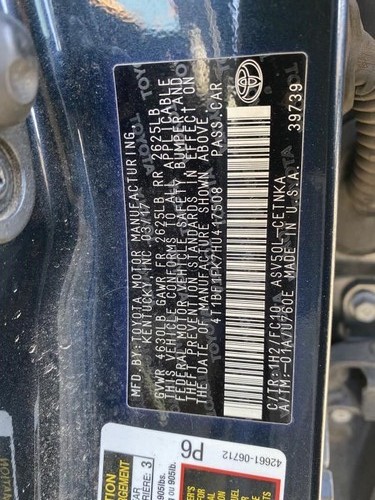 Power Brake Booster VIN K 5th Digit Fits 15-18 AVALON 22971283 - Picture 8 of 8