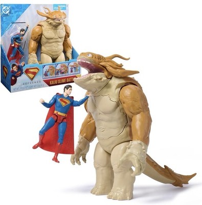 Spinmaster DC Comics Superman vs Kaiju Slime Battle Set Brandneu