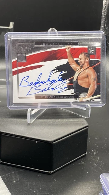 2022 Impeccable WWE Bushwhacker Butch Immortal Ink Auto #/99 Panini WWF