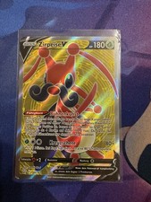Pokemon Karte TCG Zirpeise V 142/163 Kampfstile Holo Rare Fullart Deutsch NM