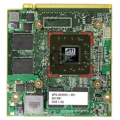 HP AMD ATI FireGL V5725 256MB Mobile Video Card 8730W 499345-001 493982-001