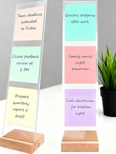 Monitor Memo Board 2PCS - Removable Sticky Note Holder for Computer Monitors,...