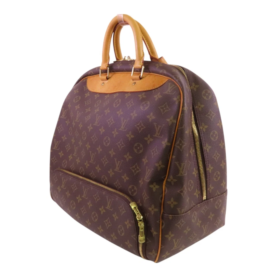 LOUIS VUITTON LV GHW Evasion Kinsaku Tote Bag Handbag M41443 Monogram Brown - Image 3 of 4