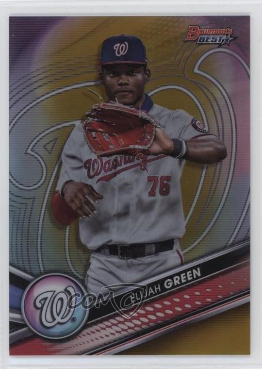 2022 Bowman's Best Top Prospects Gold Refractor 24/50 Elijah Green #TP-29 08h7