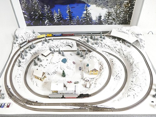 Märklin mini club Spur Z / Noch Kofferanlage * 87005 Interlaken * mit 2 Züge | Condition: Gebraucht