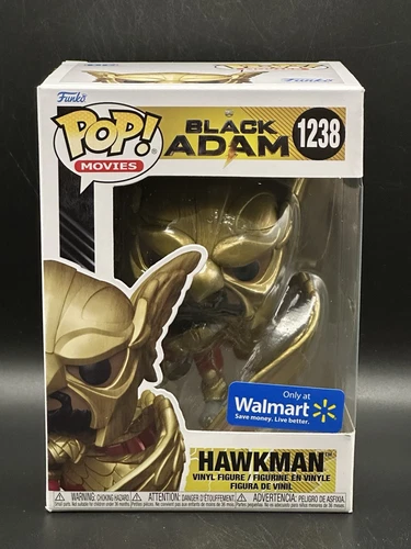 Funko Pop DC Black Adam Hawkman #1238 Walmart EXCLUSIVE W/ Protector 