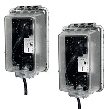 Universal Standard Electrical Outlet Cover with Lock,Fits Most 2.6 "H x 2.5 "...