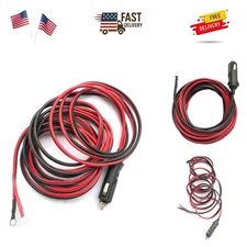 12V 15A Heavy Duty Male to Male Cigarette Plug Cigarette Lighter Adapter Char...