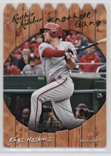 2019 Panini Leather & Lumber Knothole Gang Gold 97/99 Rhys Hoskins #KHG-15 07rd