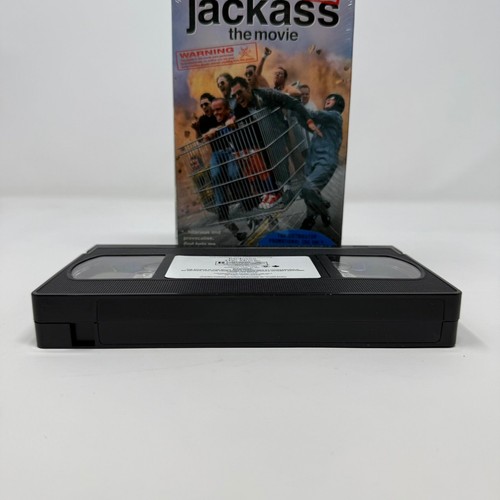 Jackass The Movie (VHS, 2002, Promo Copy) Johnny Knoxville - Steve-O - Wee Man - Picture 10 of 13