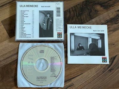ULLA MEINECKE Kurz Vor Acht OOP 1987 GERMANY CD album
