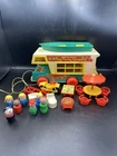 Vtg 1970's Fisher Price #994 Little People Family RV CAMPER PLAY SET