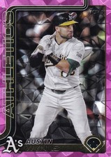 AUSTIN WYNNS TOPPS UPDATE PINK DIAMANTE FOIL A'S ATHLETICS #US-330 2025 25