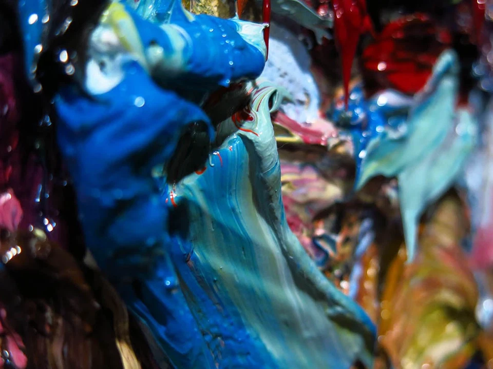 PINTURA AL ÓLEO MODeRN ORIGINaL█ARTE EXPRESIVO RETRATO█REALISTA FIRMADO ABSTRaCT Foto 2 de 4