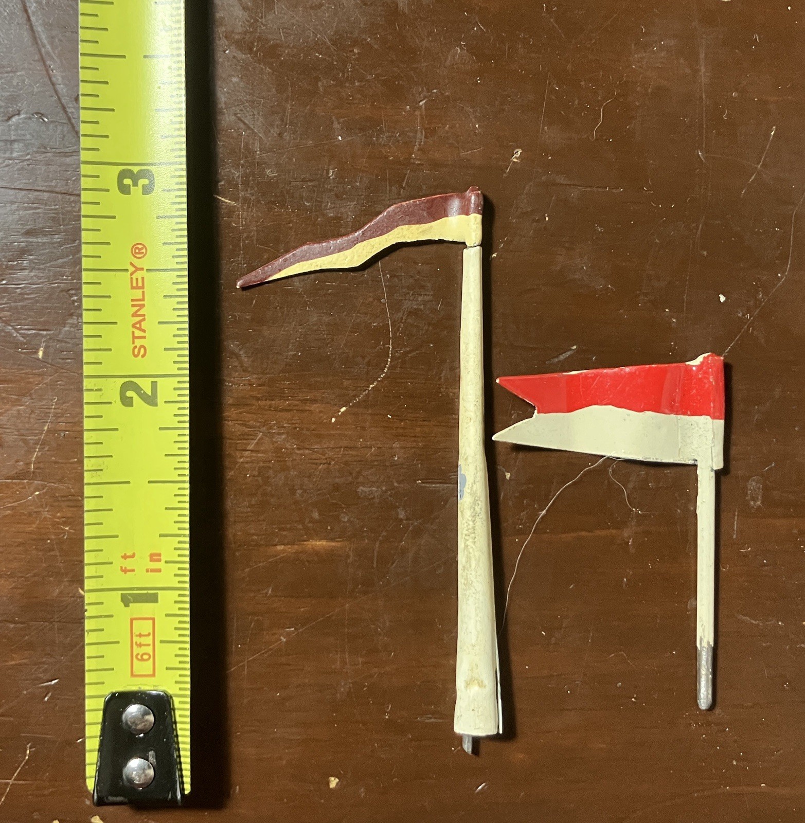 Fleischmann Carette Tinplate German Ship Ocean Liner Mast And Flags