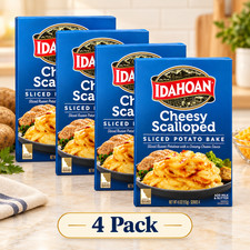 Pack of 4 Cheesy Scalloped Potato Casserole Mix, 4 oz each Boxes Free Shipping