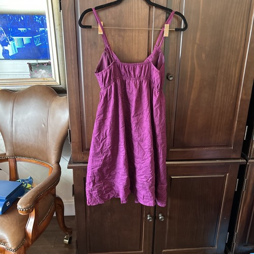 forever 21 Purple Babydoll Summer Dress M Cotton Lined - Picture 5 of 8