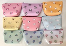 Sanrio Mini Zipper Pouch Coin Case Cosmetic Bag Hello Kitty Cinnamoroll Kuromi