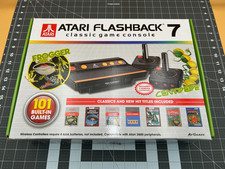Atari Flashback 7 Classic Game Console 101 Built in Games Space Invaders Frogger