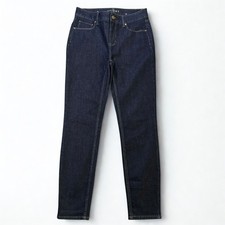 White House Black Market Jeans Women 2 Skinny High Rise Dark Wash Stretch NWOT