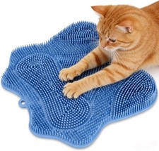 Silicone Cat Scratching Post, Non-Slip Indoor Scratcher with Strong Suction Cup