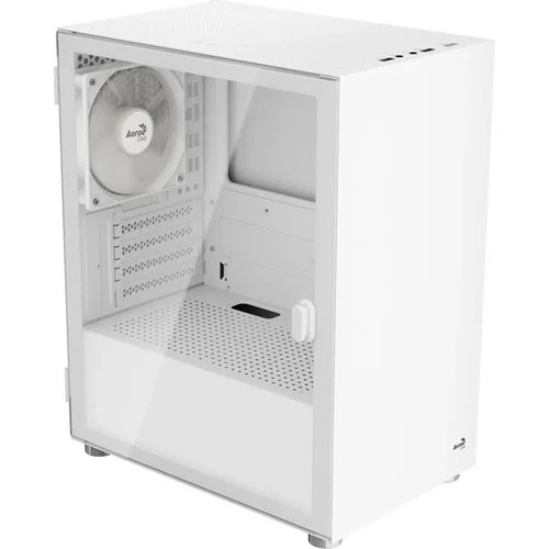AeroCool CS-111 V1 White, Tempered Glass