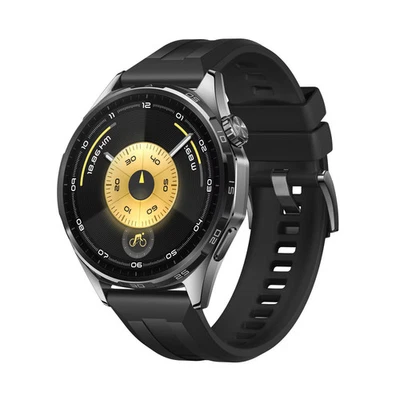 Huawei WATCH GT6 46mm (Atum-B19F),Black Fluoroelastomer Strap
