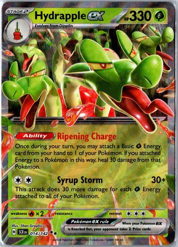 Pokemon TCG - Hydrapple ex - Stellar Crown 14/142 - Double Rare Holo - Near Mint