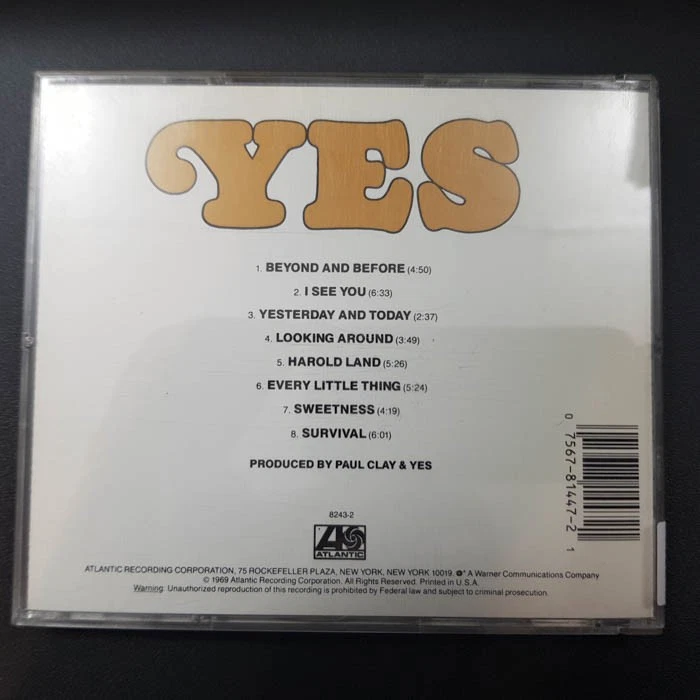 YES Yes USA WEA EX/EX(CD) - Bild 4 von 4
