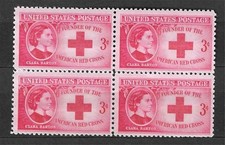 CLARA BARTON HONORED 77 YEAR OLD U.S. POSTAGE STAMPS